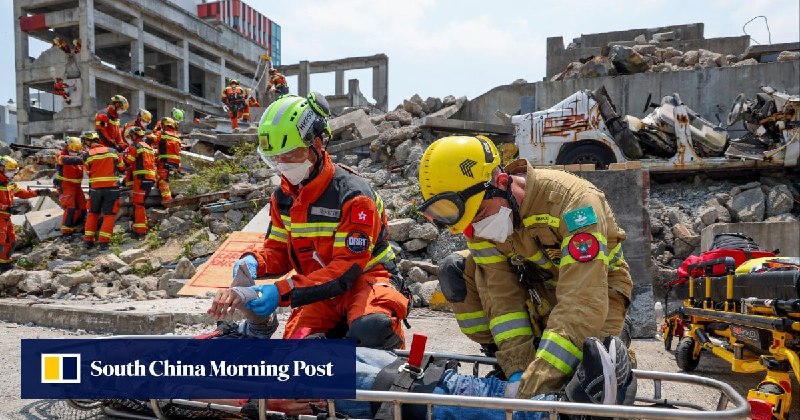 Hong Kong leads Guangdong and Macau rescuers in cross-border disaster drill